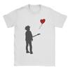 BANKSY T Shirt Men Pure Cotton Vintage T-Shirts Crewneck ROBERT THE CURE Tee Shirt Short Sleeve Clothing Party
