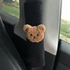 Car Seat Belt Shoulder Protector Car Interior Seat Belt Protector Plush Cute Cartoon  Car Accessories Interior Little Bear Doll