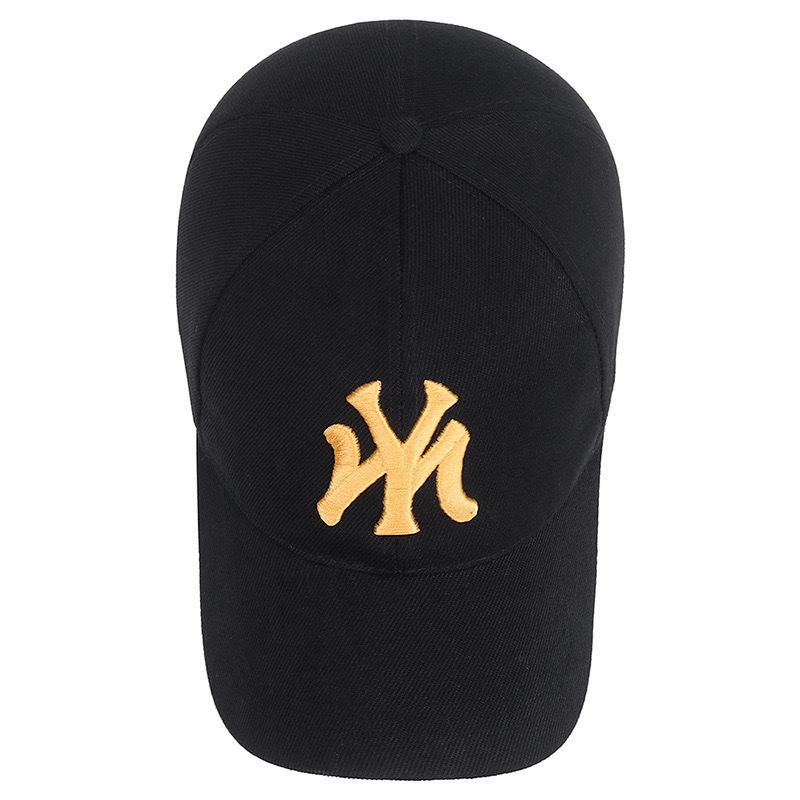 Korean Style Women's Duckbill Cap with "MY" Embroidery - Spring/Autumn Fashion, Casual Baseball Hat for Outdoor Sunshade.