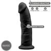 Gode double densité noir 22,5 cm