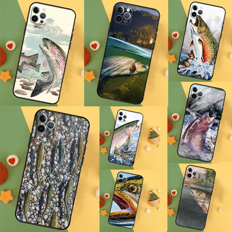 Чехол для рыбалки на форель для Samsung Galaxy S25 Ultra S20 S21 S22 S23 S24 Ultra S9 S10 Plus S24 FE Задняя крышка