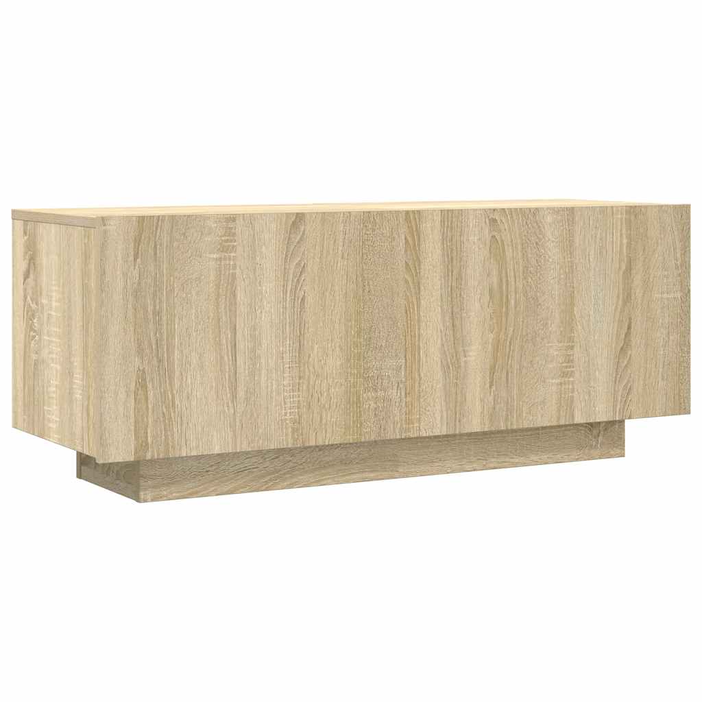 Vidaxl Szafka Pod Telewizor, Dąb Sonoma, 100X35X40 Cm