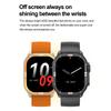 HK96S 2.06-inch AMOLED Screen Heart Rate Monitor Smart Watch Bluetooth-compatible Call Fitness Tracker