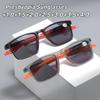 Fashionable Square Frame Uv-Protective Presbyopia Glasses Blue Light Blocking Hd Reading Glasses Classic Driving Shades