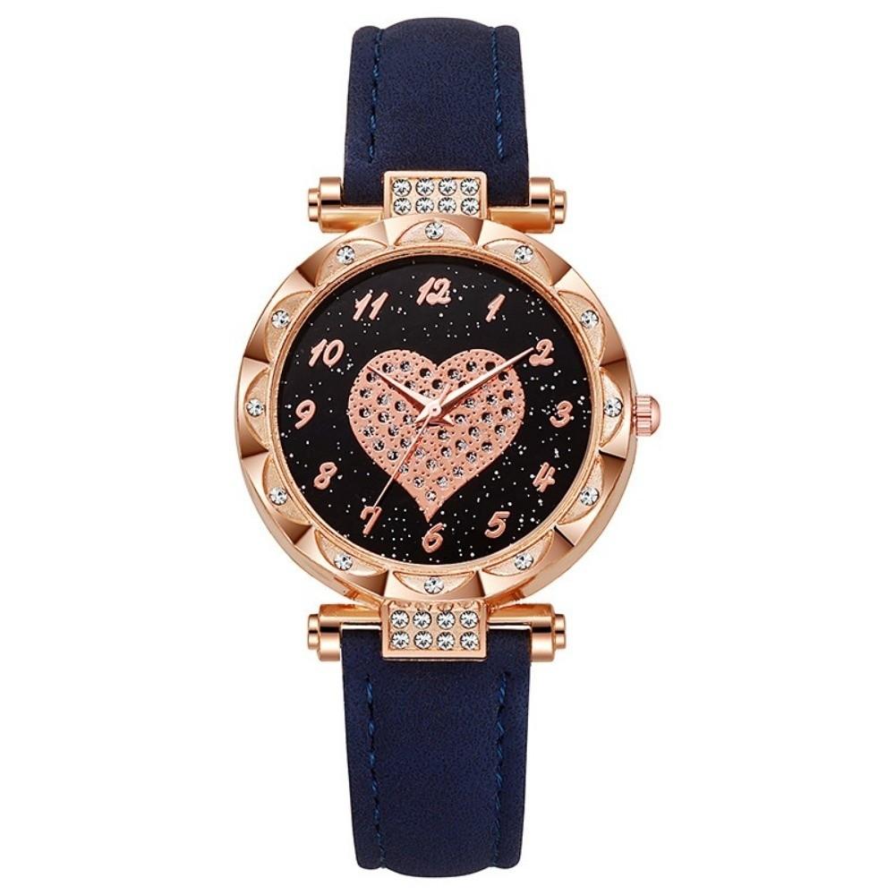 Casual Electronic Watch Leather Strap Wrist Watches Fashion Quartz Wristwatches Women