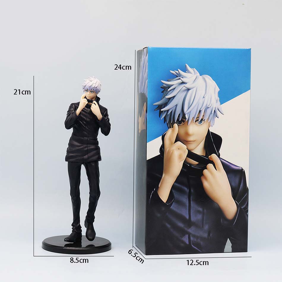 21 см Аниме Фигурка Jujutsu Kaisen Годжо Сатору Аниме Статуэтка ПВХ Фигурка Коллекционная Модель Игрушки Детская Кукла-Украшение