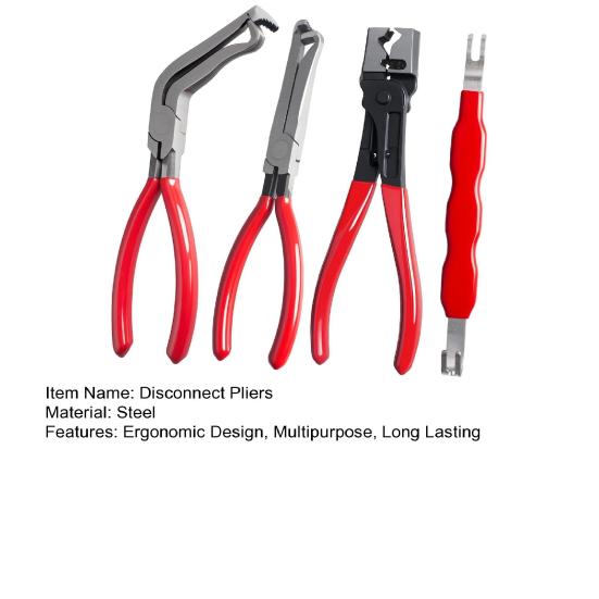 Автомобильные плоскогубцы для разъединения электрических контактов с эргономичной рукояткой, многоцелевой инструмент для разъединения электрических разъемов, набор плоскогубцев для ремонта автомобилей