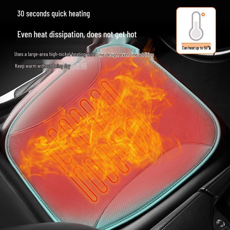 USB Heated Plush Seat Cushion for Car and Office
