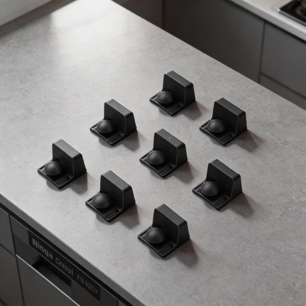 Silicone Bumper For Crispi Air Fryer For 4QT FN090 FN091 FN100 FN101 FN101GY FN103 - 8 Pack Heat Resistant Rubber Feet