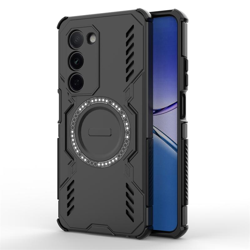 For Oppo A5 4G Case Oppo A5 4G Global Anti-knock Magnetic Adsorption Wireless Charge Back Cover For Oppo A5 4G Case 6.67 inch