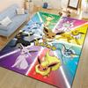 1 шт. Ковры с рисунком Eeveelution из P-Pokemon, мультяшные коврики для гостиной, спальни, прикроватной зоны, ковер, домашний декор, роскошные подарки