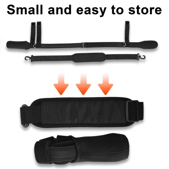 Fishing Rod Protector Shoulder Strap Adjustable Foldable Portable Anti-Collision Fishing Pole Tip Protective Sleeve Cover Case Fishing Accessories