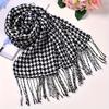 Winter Unisex Scarf Plaid Stripe Shawl Male Casual Business Brand Designer Official Muffler Scarves Women's Thermal Shawl