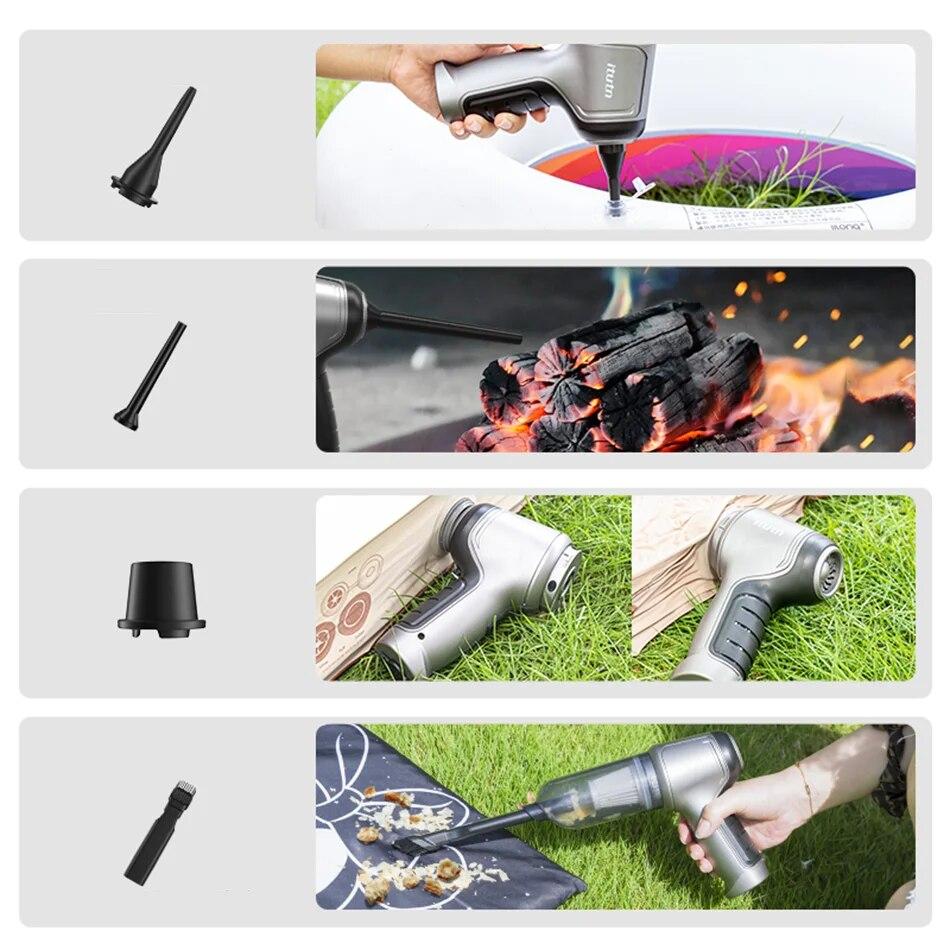 95000Pa автомобильный пылесос ручной беспроводной мини-пылесос для автомобиля домашний настольный робот для чистки клавиатуры