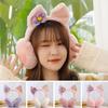 Rabbit Ear Folding Earflap Plush Ear Cover Christmas Gifts Winter Earflaps Women