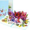Creative Color Printing 3D Butterfly Greeting Card Fragrance Butterfly Cards 3d Popup Greeting Card Luxury Holiday Greeting Card