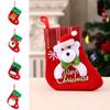 Christmas Stockings Pendant Gift Bag Party Decor Snowman Reindeer Socks Christmas Tree Decorations
