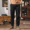 Комбинезон Мужской Ретро Прямые Брюки Свободные Тренд Брюки Высококачественные Повседневные Мужские Приталенные Износостойкие Брюки