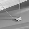 Layered Tarnish Free Necklace Fashion Stainless Steel Choker Niche Butterfly Pendant Necklace  Gift