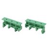 2 Sets C45 DIN Rail Circuit Board Mounting Bracket Insulated for PCB Electronic Switching Devices