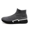 Outdoor Sock Boots Keep Warm Elastic Cotton Fabric Sports Casual Gaobang Platform Shoes for Men 2024 New Fashion Autumn Winter