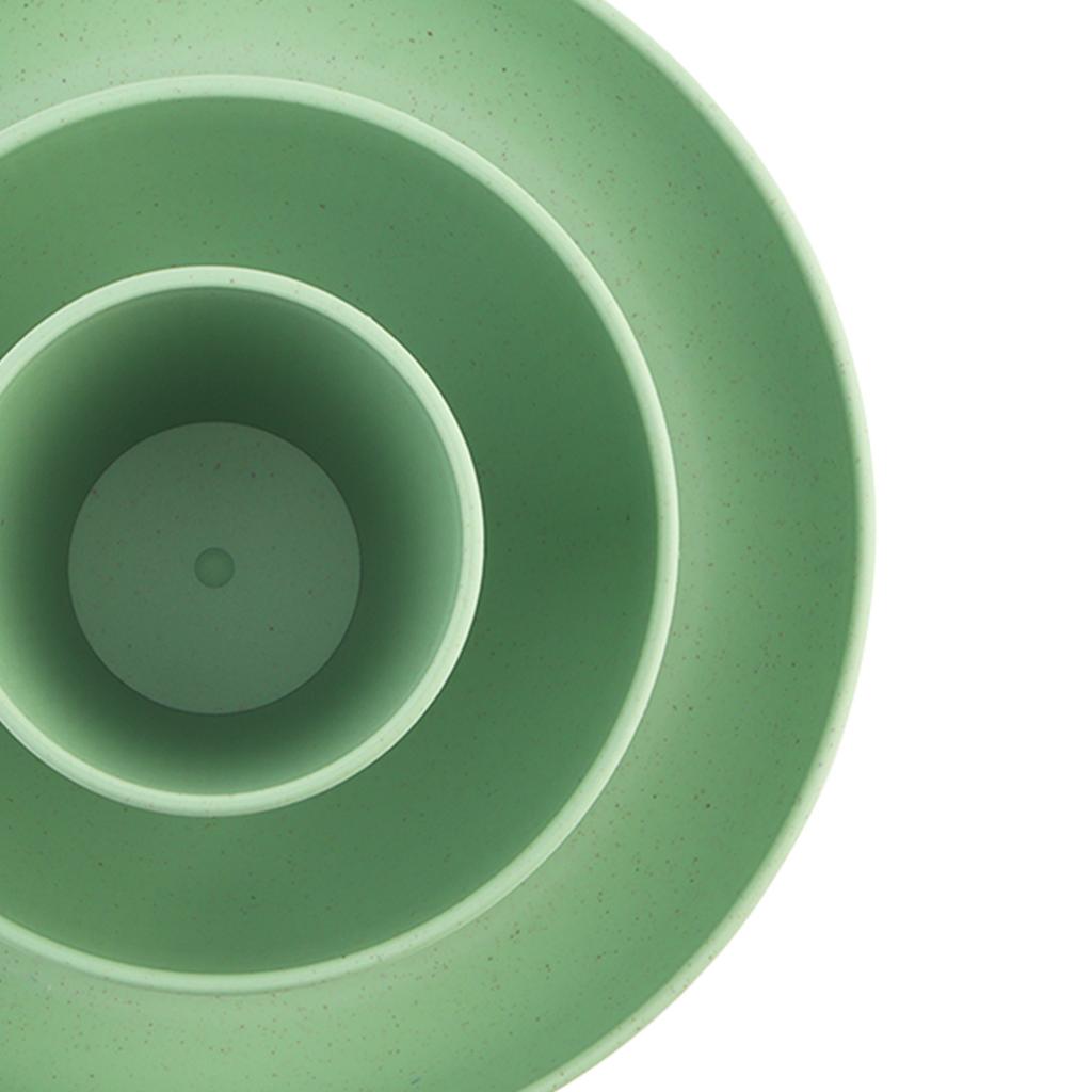 18 шт. Портативные дорожные пластиковые тарелки и миски, набор столовых приборов, вертикальные многоразовые наборы посуды для пикника, кемпинга, поездок, школы