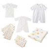 HOT Starter Set Boys Girls Newborn Baby Clothes White Free [MIKIHOUSE BISCUITS] Весна/Лето 74-9966-498