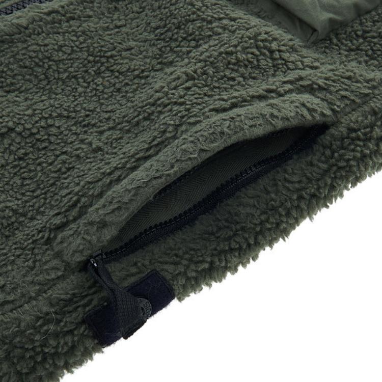 STONE ISLAND Жилет Color Block Молния Карман на груди Воротник-стойка Детские жилеты Зеленый 771662043-V0058