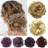 Elastic Wig Hair Pieces Elastic Band Hair Bun Curly Messy Chignon Hair Extension Curly Scrunchie