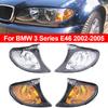 Car Turn Light Corner Marker Light For BMW 3 Series E46 2002-2005 63137165859 63137165860 Parking Lamp Trim Auto Signal Lamp
