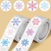 500PCS Snowflake Roll Sticker Cartoon Harajuku Waterproof Phone For Home New Coffee Phone Laptop Luggage Decoration Stickers