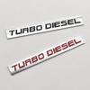 3D Хромированная Металлическая Наклейка на Автомобиль Логотип-Эмблема TURBO DIESEL Наклейка на Задний Багажник Крыло Для Isuzu Kia Hyundai Toyota Ford Аксессуары