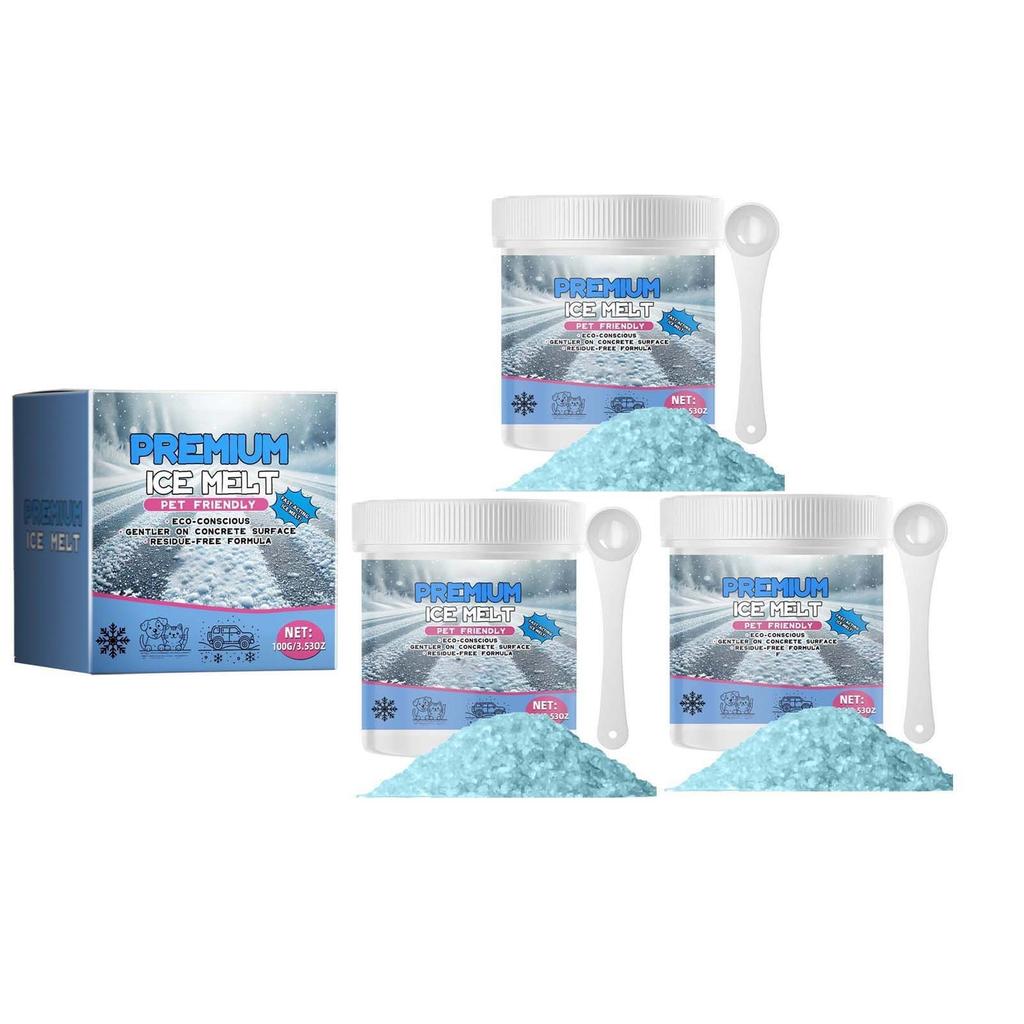 Pet Safe Ice Melting Suitable For Concrete Ice Melting Pet Friendly For Snow Removal And Icing,100g