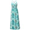 Spring and Summer Women's Floral Halter Long Dresses