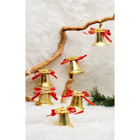 Новогодний 6-й Merry Christmas Колокольчик Украшение 5см