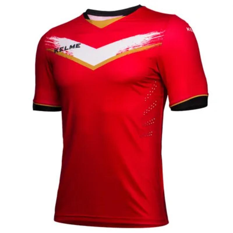 KELME Men's Soccer Jersey Football Uniforms Summer Training Original Team Jersey Short Sleeve Breathable Male K16Z2001
