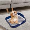 Dog Potty Toilet ,Pet Training Toilet, Reusable with Removable Post Puppy Litter Box