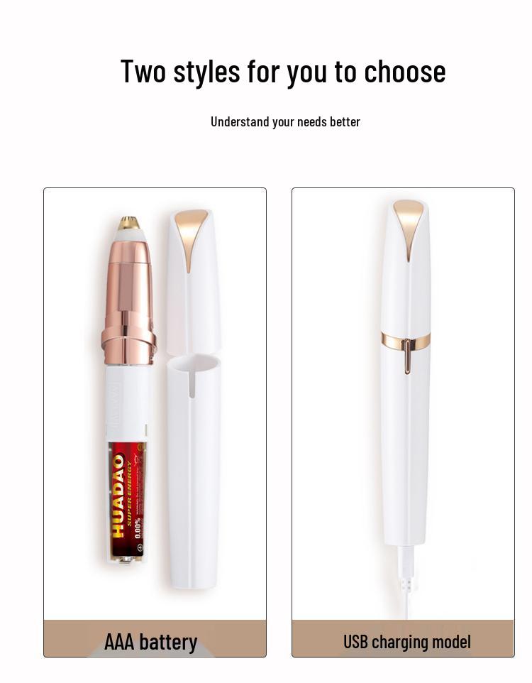Wireless Electric Eyebrow Shaper: Automatic Pencil Trimmer & Hair Removal Shaver for Women