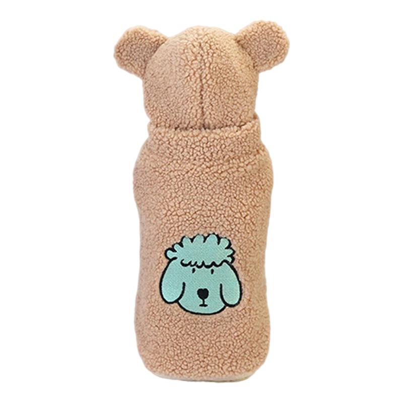 Милая одежда для собак с шапкой, теплая куртка для домашних животных, костюм для маленьких и средних собак, кошек, одежда для ши-тцу, чихуахуа, одежда для йоркширского пуделя