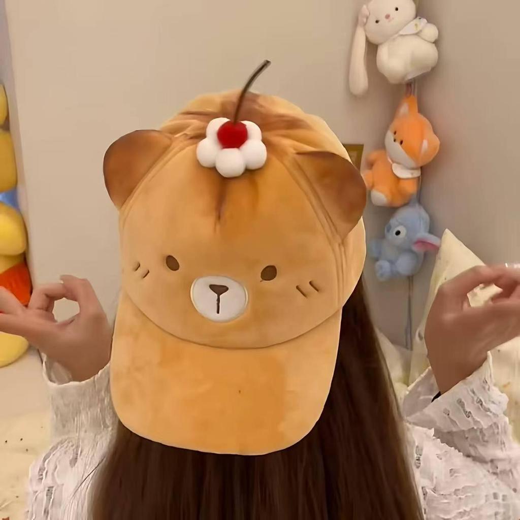 Милая Бейсболка с Медведем и 3D-вышивкой ушей для более стройного лица