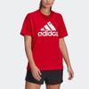 Adidas Футболка женская с коротким рукавом и принтом сердца и стрелы, винтажная американская ретро-футболка Dopamine Sports Casual Breathable с круглым вырезом, красная GL0877