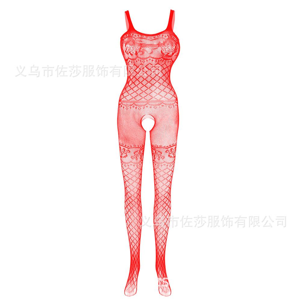 Sexy Underwear, Sexy Mesh, Jacquard Perspective Mesh, Open Shoulder Strap.