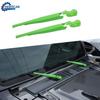 Baby Green Front Windshield Wiper Blade Trim Cover for Jeep Gladiator JL JT 18+