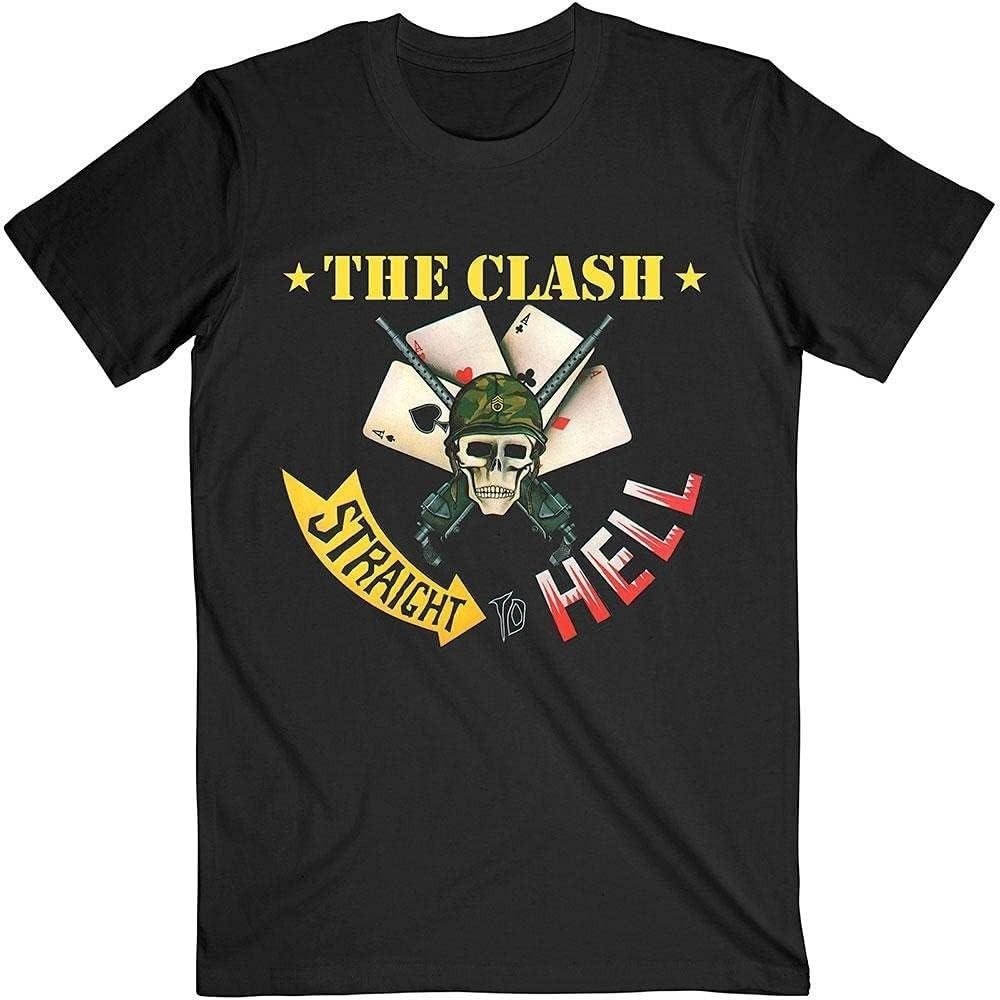 The Clash Straight to Hell Skull Design T-shirt