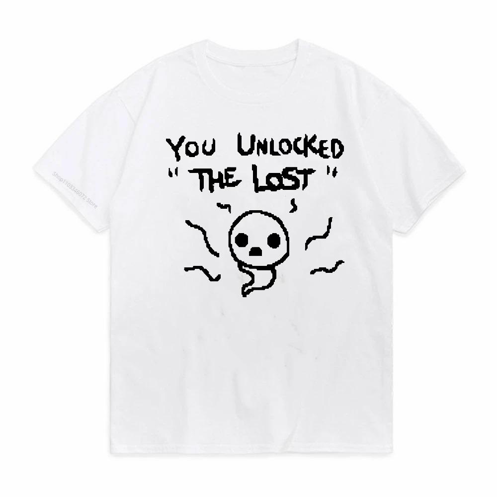 Вы разблокировали футболку 'The Lost TShirt' Модная графическая футболка женская Классическая футболка с круглым вырезом и коротким рукавом летняя повседневная Дышащая свободная футболка