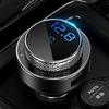 Беспроводной автомобильный комплект FM-трансмиттер Handsfree MP3-плеер Bluetooth-совместимый Двойной USB QC3.0 Быстрая зарядка Наружные автомобильные аксессуары