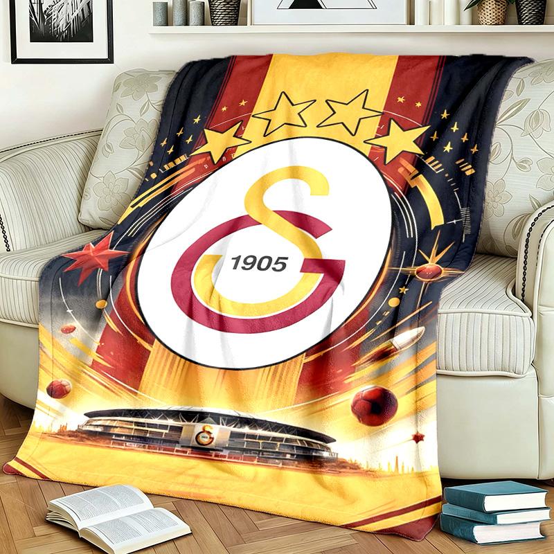 Galatasaray Theme Blanket Suitable For Beds Sofas And Camping Perfect For Both Men And Women Comfortable Bedding All Year Round