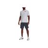 Under Armour Solid Color Elastic Training Shorts Men Bottoms Grey 1374765-044