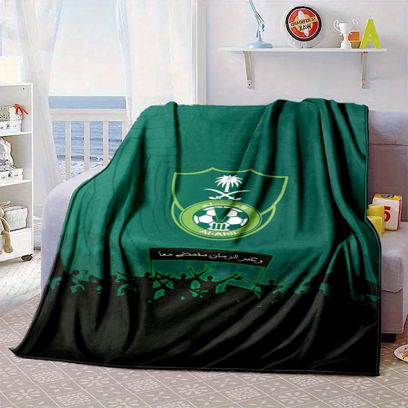 AS Saint-étienne Portable Blanket/Soft Blanket Bedding Blanket Suitable for Travel Camping Living Rooms Offices Sofas Fan Gifts