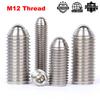 5pcs KST414-SS All Satinless Steel Spring Ball Plungers And Internal Hexgon Roller Ball Thread Bolt Screw For Locating